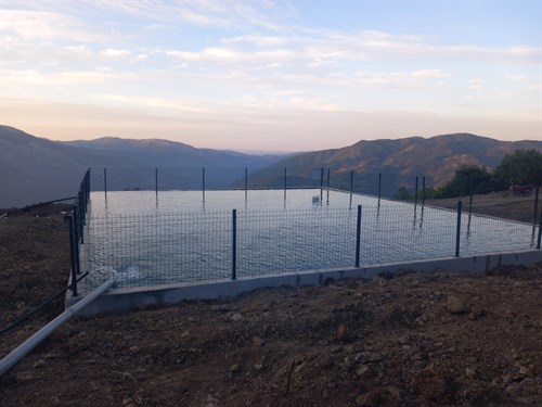 Amasya İl Özel İdaresi Yıkılgan Köyünde sulama tesisleri ile çiftçinin yüzünü güldürecek 