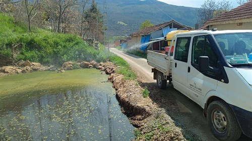 Uçkun ve Larvasitlere Karşı Mücadele Çalışmalarını Sürdürmeye Devam Ediyor. 